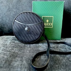 Gucci Vintage Canteen canvas purse